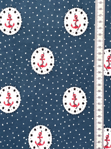 Jersey Anker Punkte - Navy