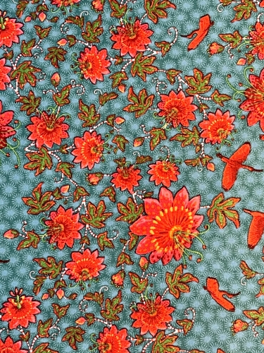 Baumwolle Patchwork - Odile Bailloeul - Ibis - Blue