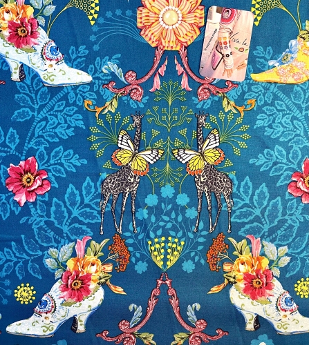 Baumwolle Patchwork - Odile Bailloeul - Royal Expedition - Teal