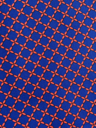 Baumwolle Köper - Karo - Blau