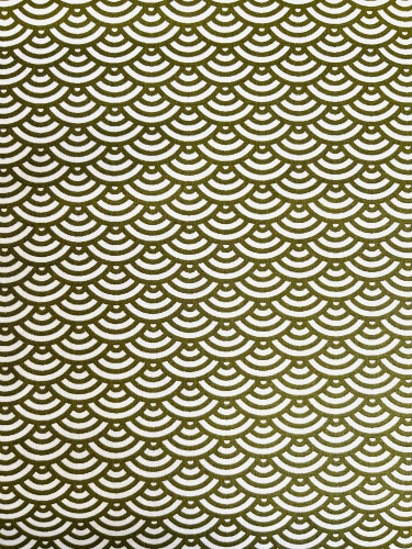 Baumwolle Swafing - Muscheln - Olivgrün