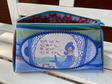 Zipper Triangle Bag - Mermaid - Regenbogen