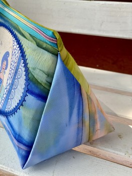 Zipper Triangle Bag - Mermaid - Regenbogen