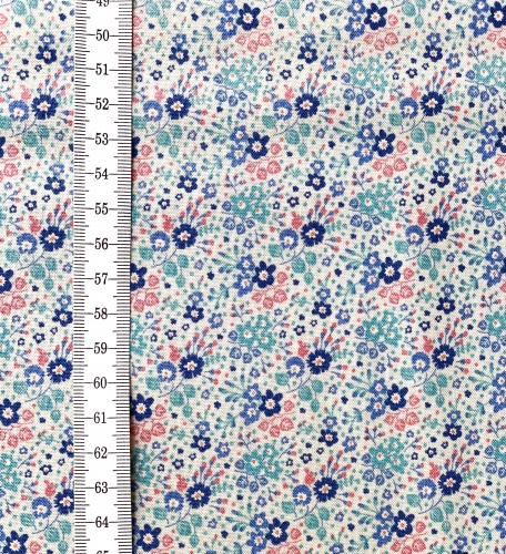 Tilda Patchwork Baumwolle - Flower Confetti Blue