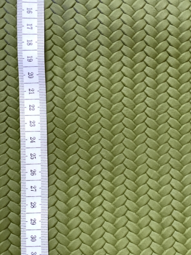 Swafing - Pinto - Kunstleder - Uni - Heugrün