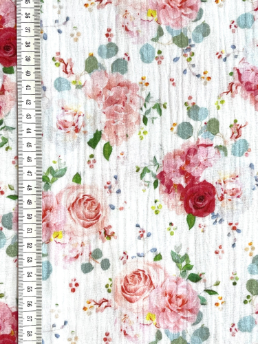 Preview: Musselin Baumwolle -  Roses