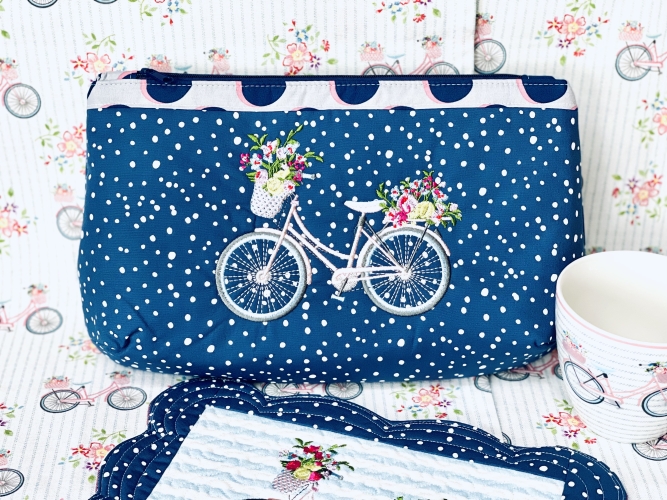 Täschchen - Fahrrad Pünktchen