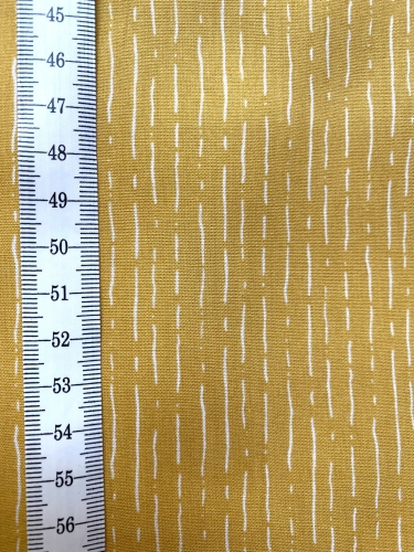 Preview: Baumwolle Popeline - Irregular Stripes - Senf