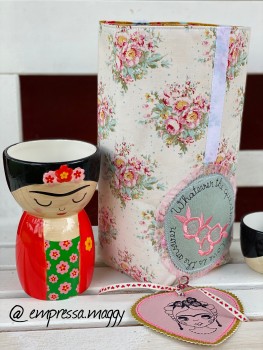 Lunchbag Mi Amiga Mexicana - L - Tilda - Weiß