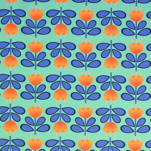 Organic Baumwolle Druck Hamburger Liebe - In my Kitchen - Fave Dish - Mint