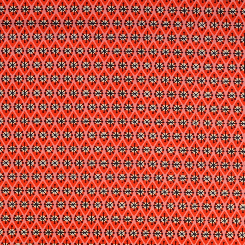 Organic Baumwolle Druck Hamburger Liebe - In my Kitchen -TeaTime - Rosa/Rot