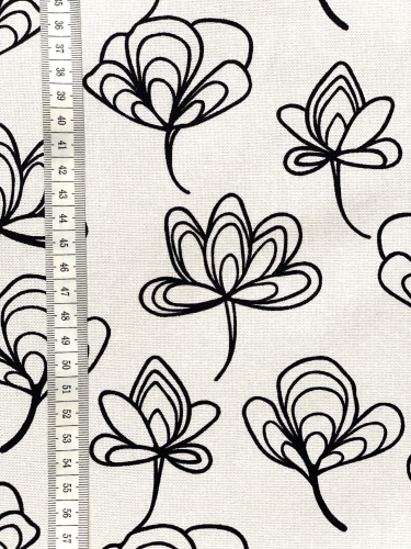 Preview: Canvas Ginko - Weiß