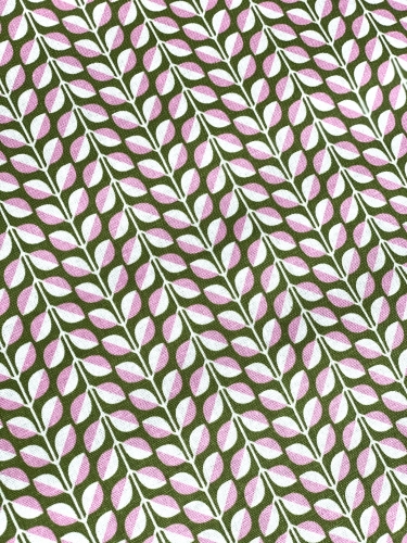 Mees&Mees für Kokka - Canvas - Lovely Leaves - Rosa