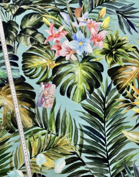 Preview: Canvas Grüne Blätter