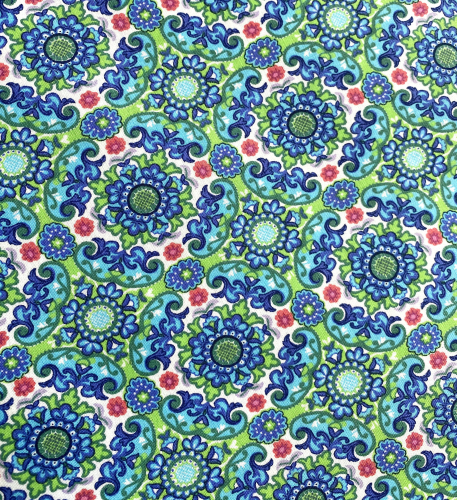 Baumwolle POPLIN - PURDEY - BLUE