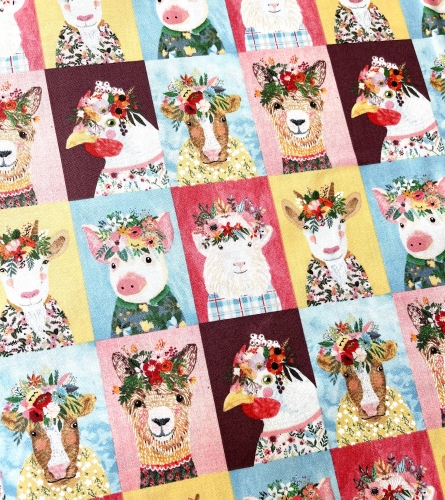 Patchwork Baumwolle - Boho Farm Pets