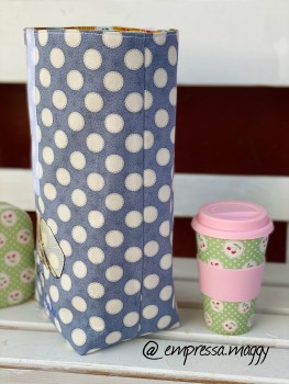 Lunchbag - L - Brot Liebe - Blau