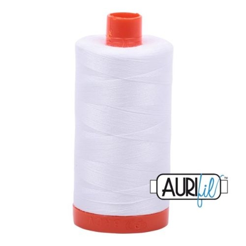 Aurifil Mk50 - Large Spool - White 2024