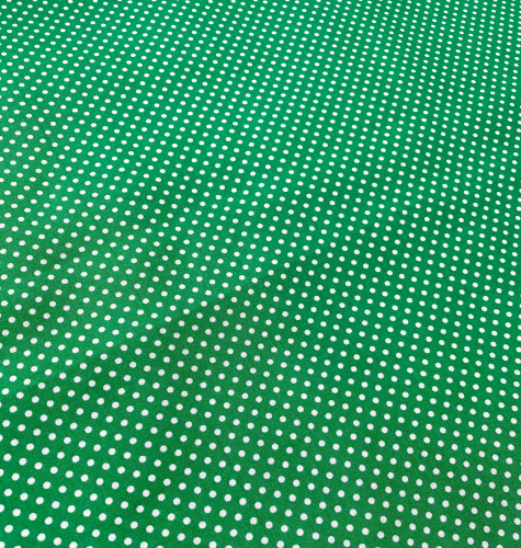 Preview: Baumwolle Punkte - Grün