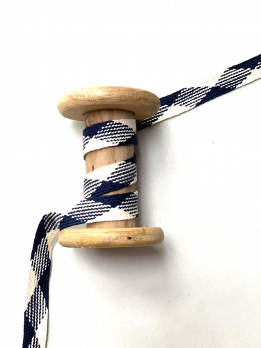 Flachkordel - 20mm - Navy