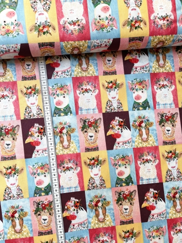 Patchwork Baumwolle - Boho Farm Pets