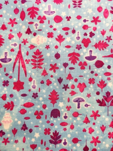 Patchwork Baumwolle - Pixies & Petals by Henry Glass (Glow In The Dark)