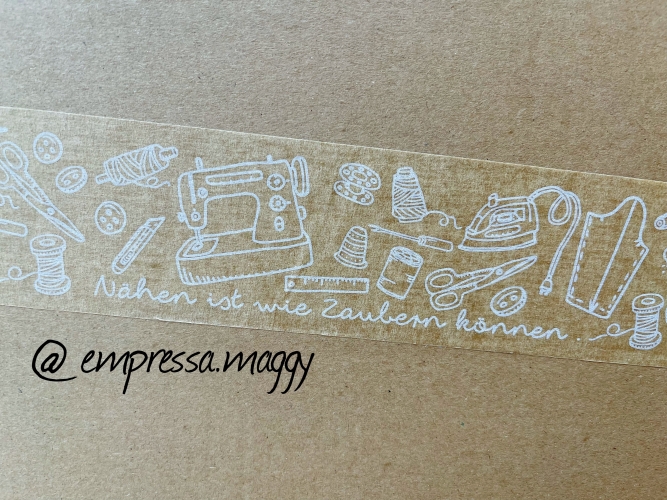 Papier-Klebeband - Nähen