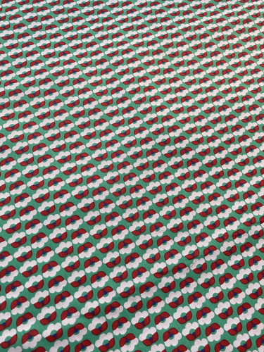 Preview: Baumwolle Druck Fiona Hewitt - Blümlis - Grün