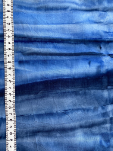 Baumwolle Patchwork - Batik - Retro Stripe - Dunkelblau