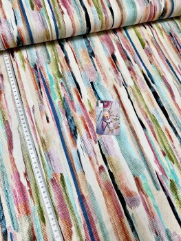 Canvas Digital Streifen Paint