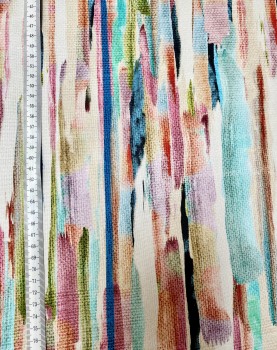 Preview: Canvas Digital Streifen Paint