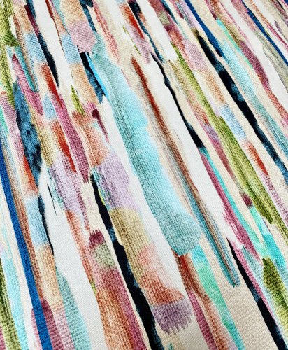 Preview: Canvas Digital Streifen Paint