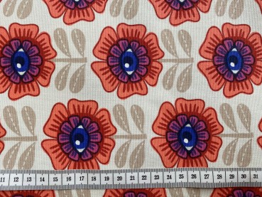 Preview: Canvas Hamburger Liebe EYE CANDY - Creme