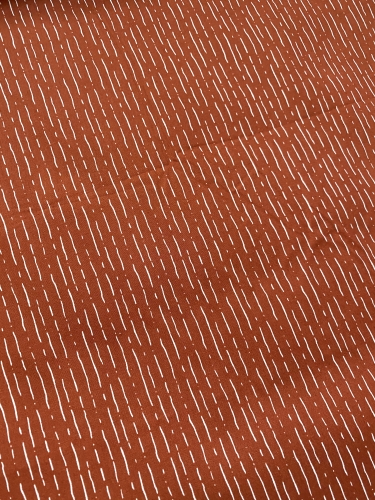 Baumwolle Popeline - Irregular Stripes - Rost