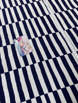 Preview: Canvas Stripes - Blau - B-Ware