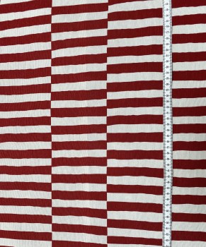 Preview: Canvas Stripes - Rot