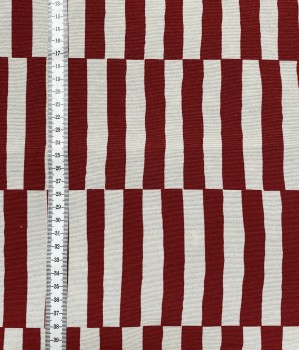 Preview: Canvas Stripes - Rot