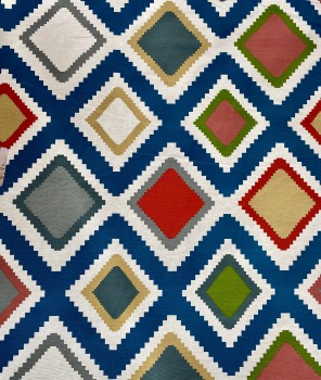 Canvas Wieber Zickzack - Blau