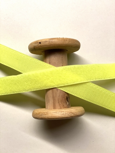 Klettband 25 mm - Gelb