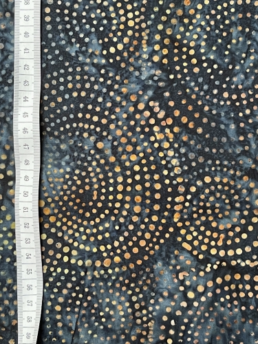 Baumwolle Patchwork - Batik - Large Circles - Schwarz