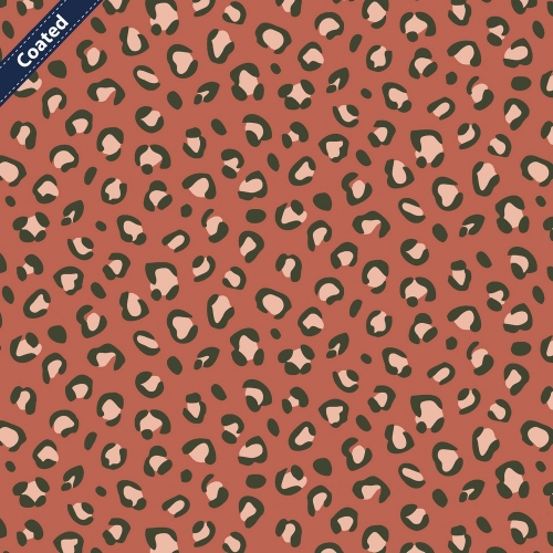 Preview: Beschichtete Baumwolle - Animal Leo - Orange