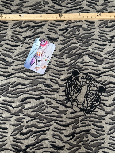 Jacquard - Jersey Swafing - Safari - Tiger Beige/Camel