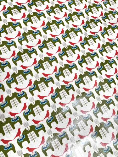 Mees&Mees für Kokka - Wachstuch - Dala Love - Creme