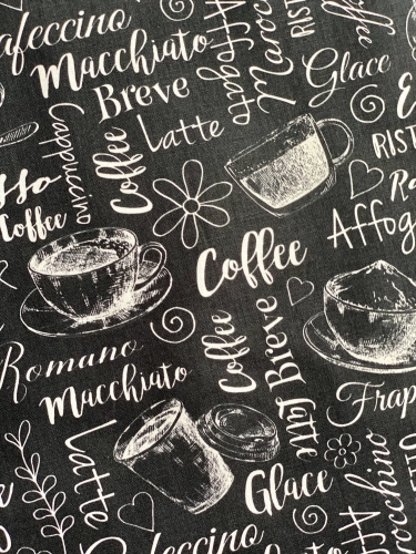 Baumwolle - Kaffee - Schwarz