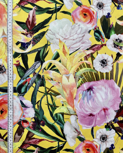 Preview: Canvas - Tropical - Gelb