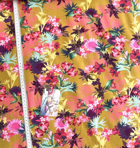 Preview: Jersey Digital ALOHA SUMMER - Ocker