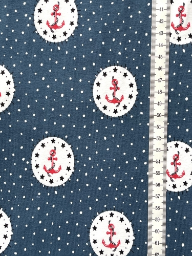 Jersey Anker Punkte - Navy