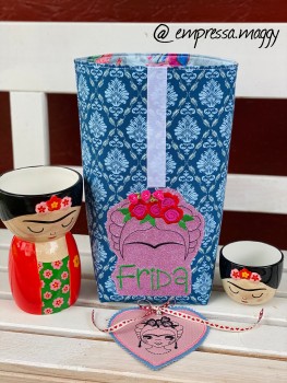 Lunchbag Mi Amiga Mexicana - L - Tilda - Blue