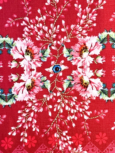Baumwolle Patchwork - Odile Bailloeul - The Queen´s Spy - Rose