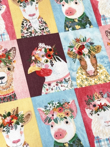 Patchwork Baumwolle - Boho Farm Pets